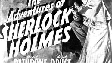 Un vecchio film di Sherlock Holmes