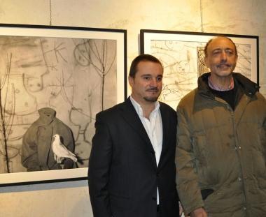 Robert Ballen con il sindaco Ettore Neri 