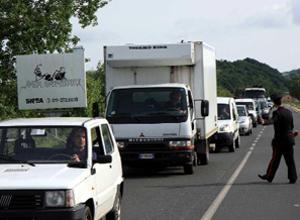 Caro A12, è invasione di camion sull'Emilia