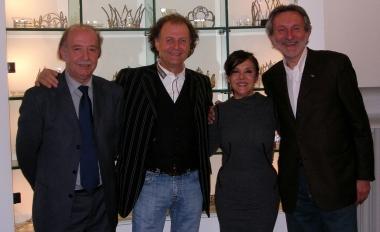 Da sinistra Gerry Stefanelli, Marco Cardelli, Patrizia Mirigliani e Giuseppe Bellandi    