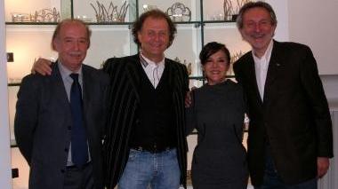 Da sinistra Gerry Stefanelli, Marco Cardelli, Patrizia Mirigliani e Giuseppe Bellandi