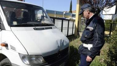 <b>FURGONE.</b> Che ha investito le due donne
