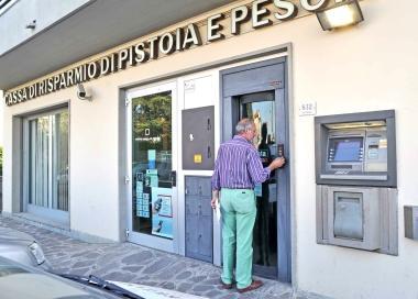 Una filiale della Cassa di risparmio di Pistoia e Pescia 