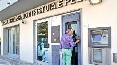 Una filiale della Cassa di risparmio di Pistoia e Pescia
