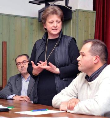 Il sindaco Gori con Gabriele Romiti (a destra) 