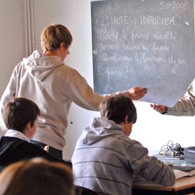 Studenti in classe 
