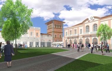 Il rendering delloutlet che verr&agrave; realizzato a Lavoria  
