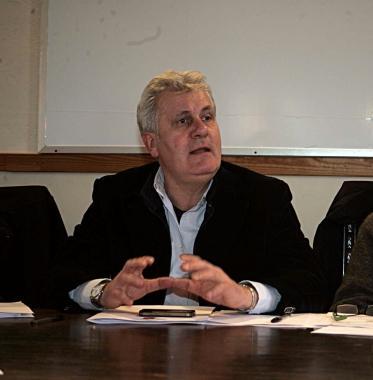 Il sindaco Rinaldo Vanni e il cantiere di Grotta Parlanti 