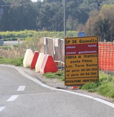 <b>LAVORI.</b> A Torre Saline 