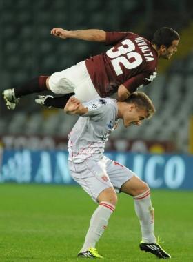 <b>SCONTRO.</b> Uno dei tanti duelli tra Rivalta e Immobile 