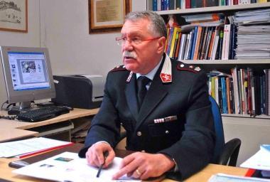 Il comandante della Polizia municipale di Montale Cataldo Lo Iacono  