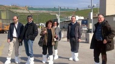 La visita della commissione