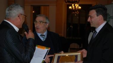 Al centro Enrico Vannucci, a destra Innocenti