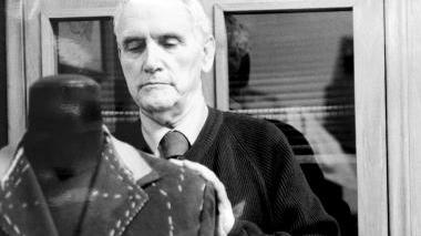 Lamberto Lorenzi nel suo atelier