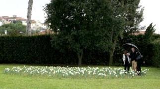 I giardini della Fattoria Montellori a primavera diventano vere e proprie opere d’arte