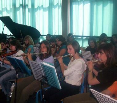 Saggio musicale degli studenti della Cino di alcuni anni fa   