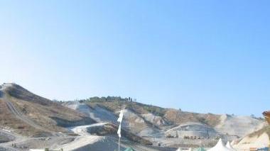 Una veduta della discarica di Legoli
