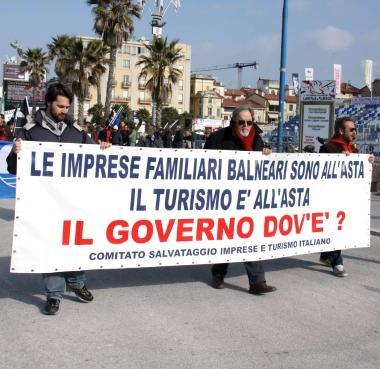 <b>PROTESTA. </b>I balneari saranno in corteo a Roma     