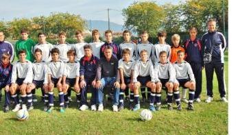 La formazione dei Giovanissimi B del CF 2001, terza in classifica nel campionato provinciale