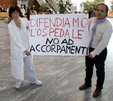 I reparti dell'ospedale sono a rischio