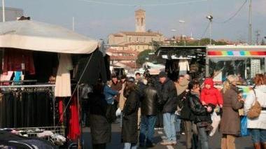Un mercato ambulante