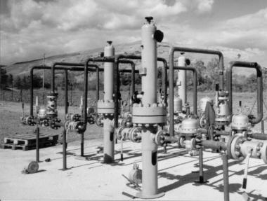 Un impianto del gas (archivio) 
