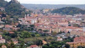 Una visuale di Massa ripresa dall’alto