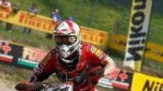 L’inglese Alfie Smith in sella all’Aprilia del JK Racing di Pieve a Nievole