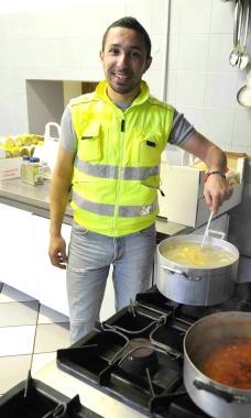 Said, il cuoco della coop Mise 