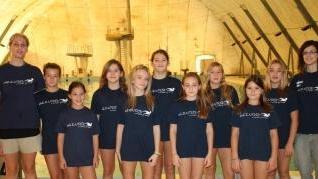 Le ragazze del nuoto sincronizzato dell’Azzurra che hanno colto nuovi successi