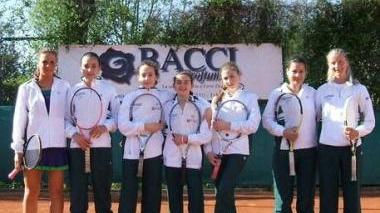 <b>GIOVANI.</b> Gli atleti del Tennis Italia