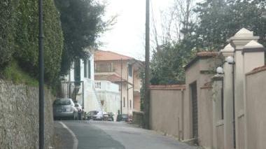 Uno scorcio di via Byron, dove passerà il Giro