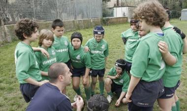 Ciuoffo d&agrave; le dritte alla formazione Under 10 del Gispi Rugby Prato 