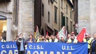 Una protesta dei lavoratori di Se.Ver.A. (archivio)