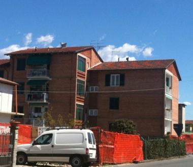 Le case popolari in via S. Donnino 