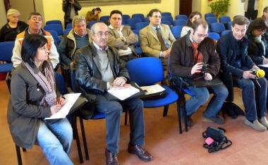 Lincontro nella sede della Diocesi 