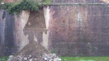Il Bastione in stato di abbandono