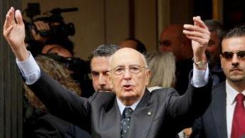 Il presidente della Repubblica, Napolitano