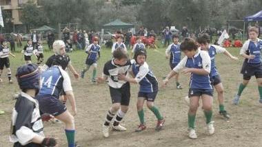 Un’azione di gioco al Trofeo Denti
