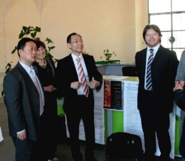 Franchi con la delegazione cinese 