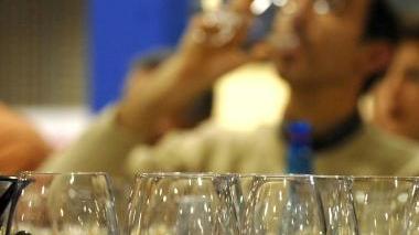 Un’immagine simbolo di Vinitaly la rassegna in corso a Verona