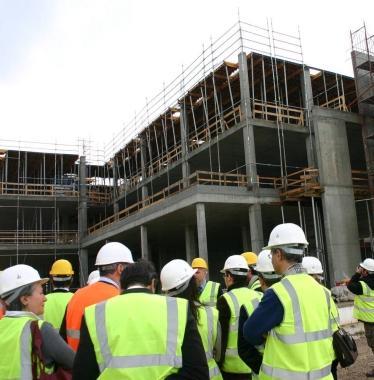 Il cantiere del monoblocco a S. Filippo 