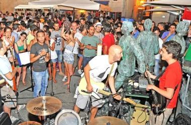 Un concertino serale durante il Luglio pistoiese 
