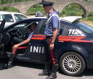 Una pattuglia dei carabinieri 