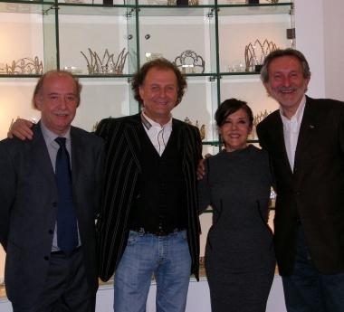 Il sindaco Giuseppe Bellandi (a destra) con Patrizia Mirigliani 