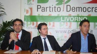 Da sinistra Valerio Fabiani, Filippo Di Rocca e Matteo Tortolini