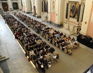 Il pubblico nell auditorium di San Romano 