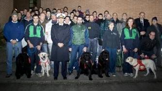 Foto di gruppo dei partecipanti con la Guardia Costiera
