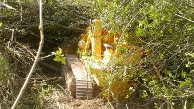 Il trattore a bordo del quale ha avuto l’incidente Ferruccio Govi morto poi il giorno successivo