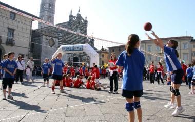 Alcune immagini della mattinata sportiva 